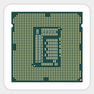 Intel Core CPU Processor Bottom Sticker